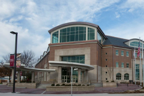 Student Services Building, main entrance